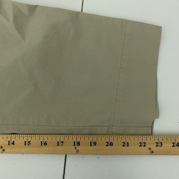 Tommy Bahama Pants Womens 16 Cropped Capris Light Tan Cotton Blend - Picture 9 of 9